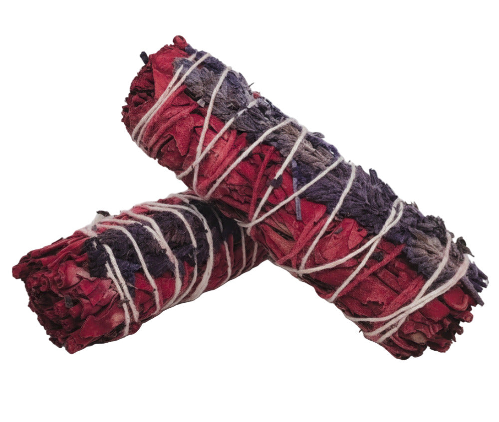 Smudge Stick: Salvia Bianca con Sangue di Drago 10 cm