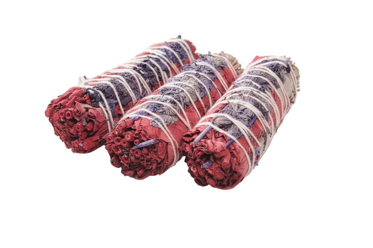 Smudge Stick: Salvia Bianca con Sangue di Drago 10 cm
