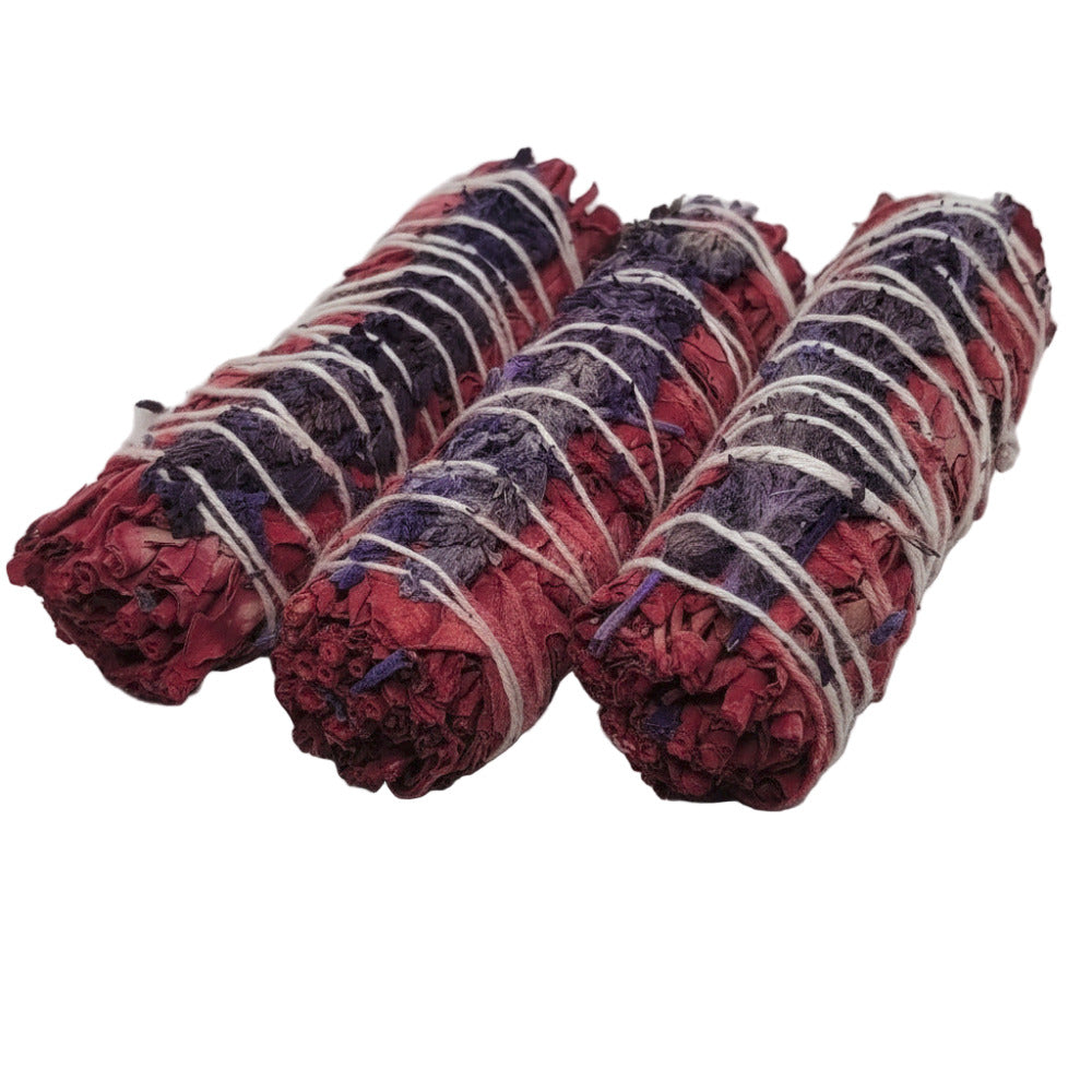 Smudge Stick: Salvia Bianca con Sangue di Drago 10 cm