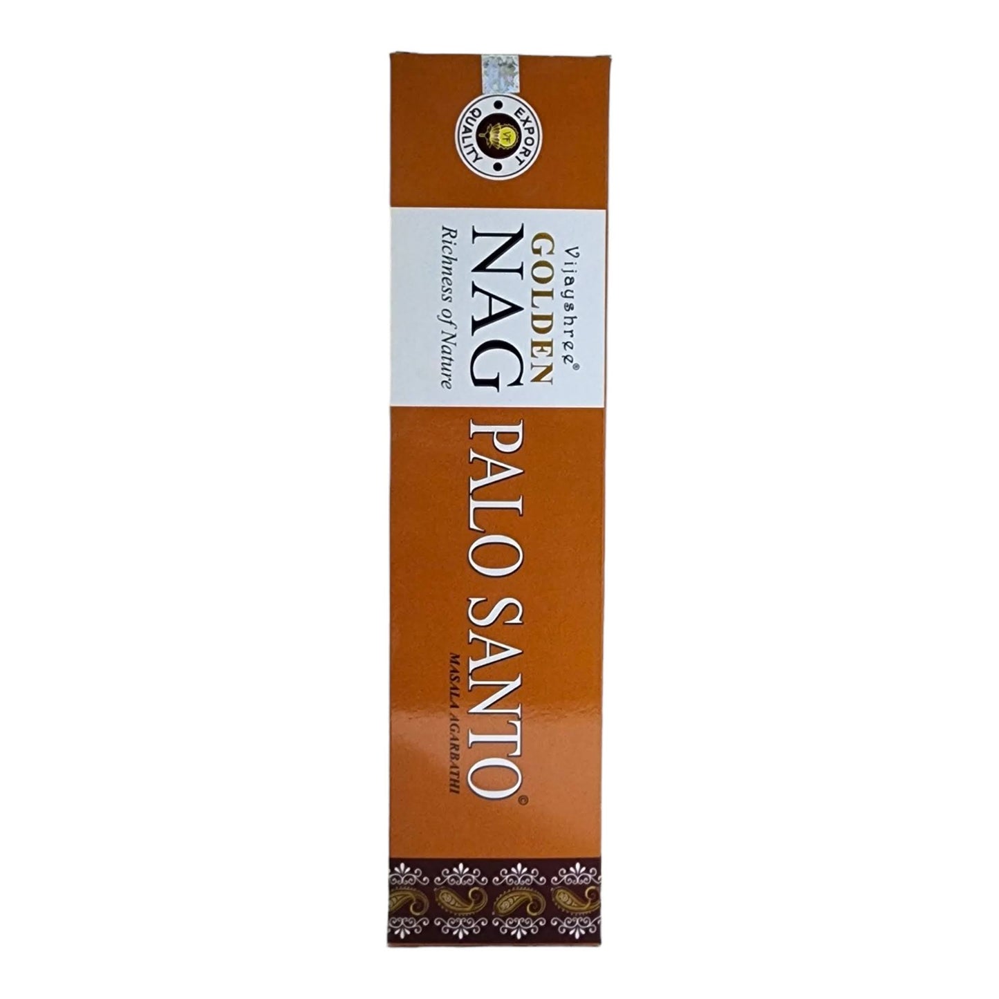 Palo Santo - Bastoncini di incenso - Vijayshree Golden Nag - 15g