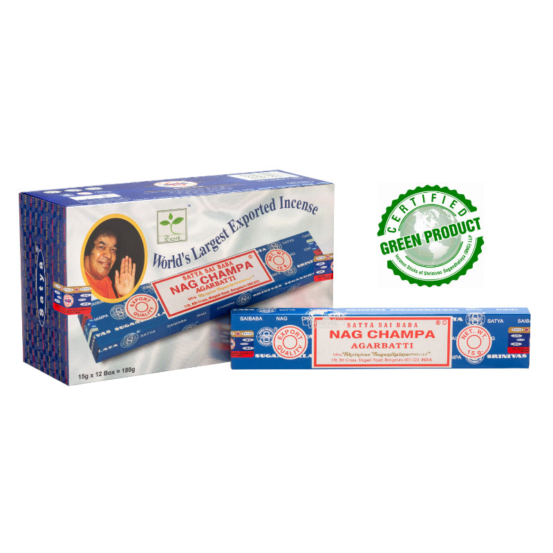 Satya Nag Champa – bastoncini di incenso, confezione da 15 g