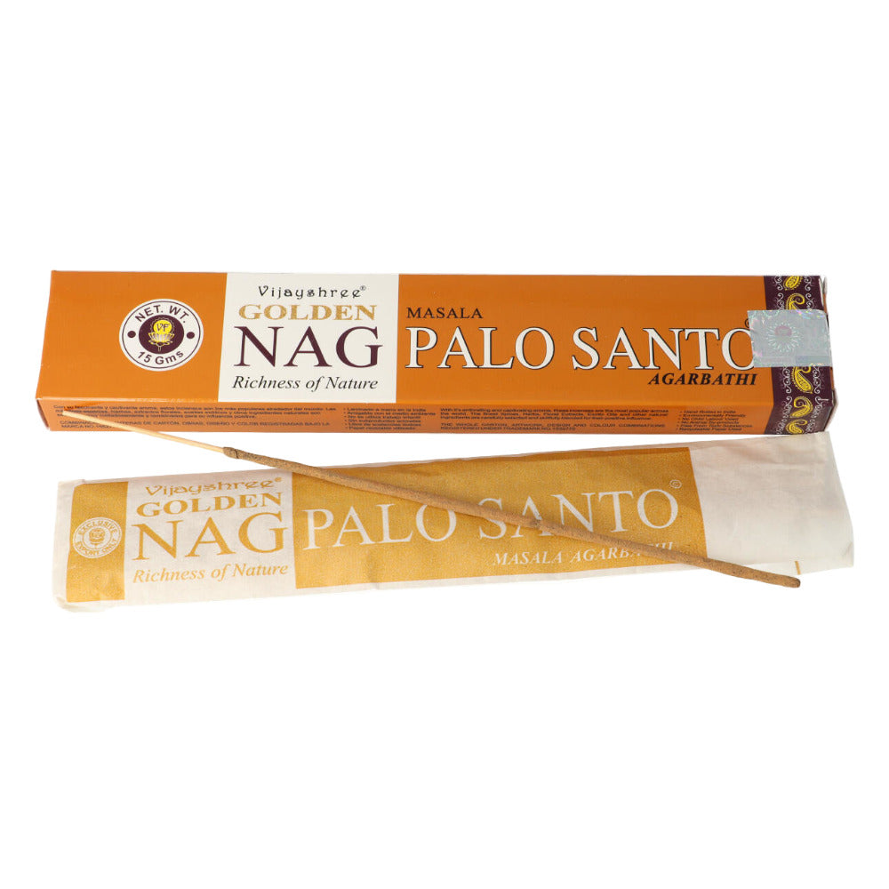 Palo Santo - Bastoncini di incenso -  Vijayshree Golden Nag - 15g