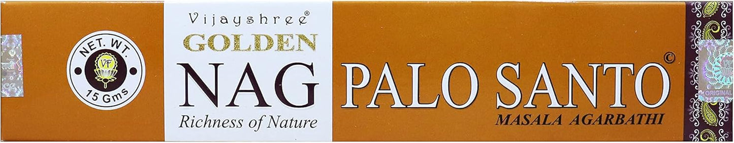 Palo Santo - Bastoncini di incenso -  Vijayshree Golden Nag - 15g