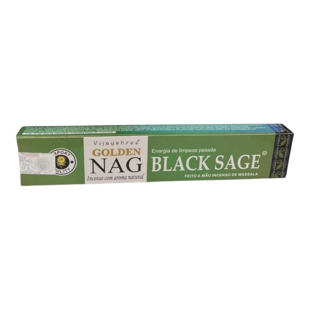 Salvia Bianca - Bastoncini di Incenso - Vijayshree Golden Nag - 15g