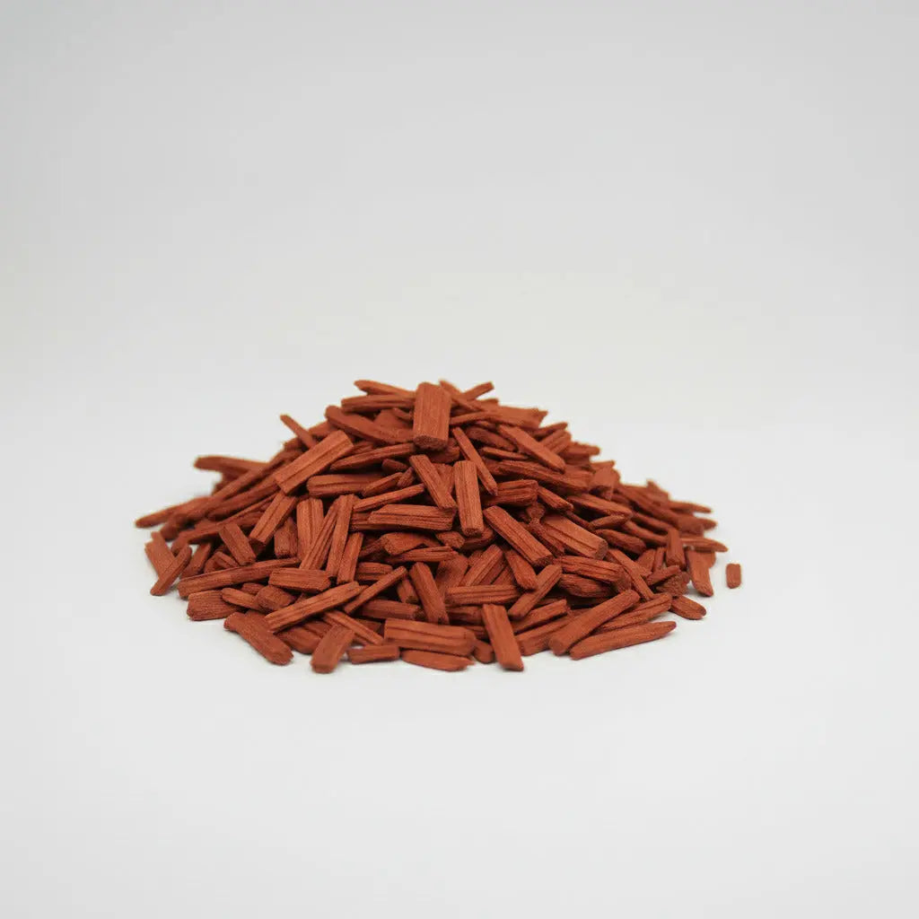 Legno di Sandalo Rosso Trucioli (Pterocarpus santalinus) Spiritusya